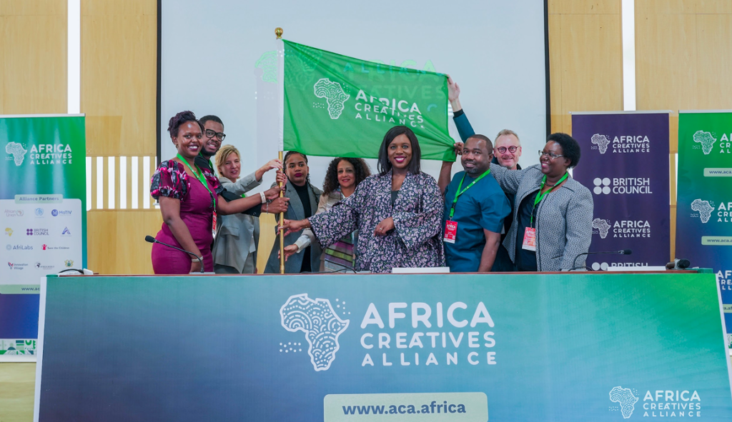 Anna making impact at the Africa Creative's Alliance